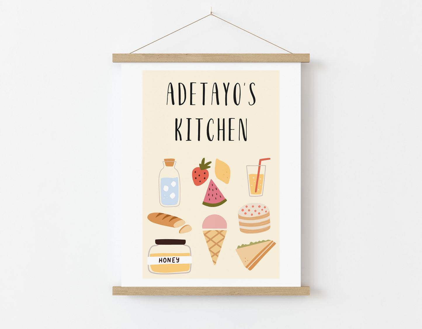 Personalised kitchen Print