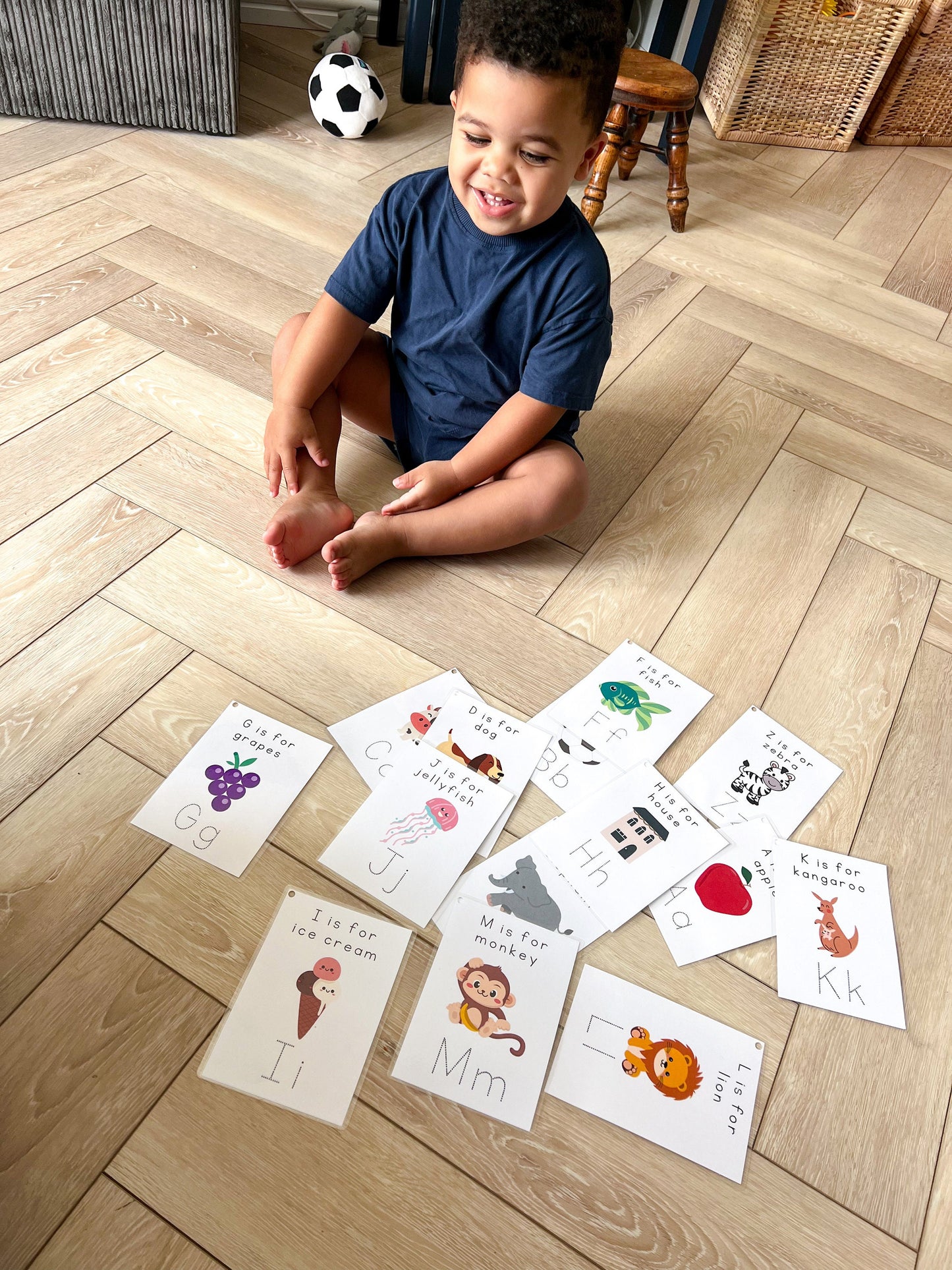 Alphabet flashcards