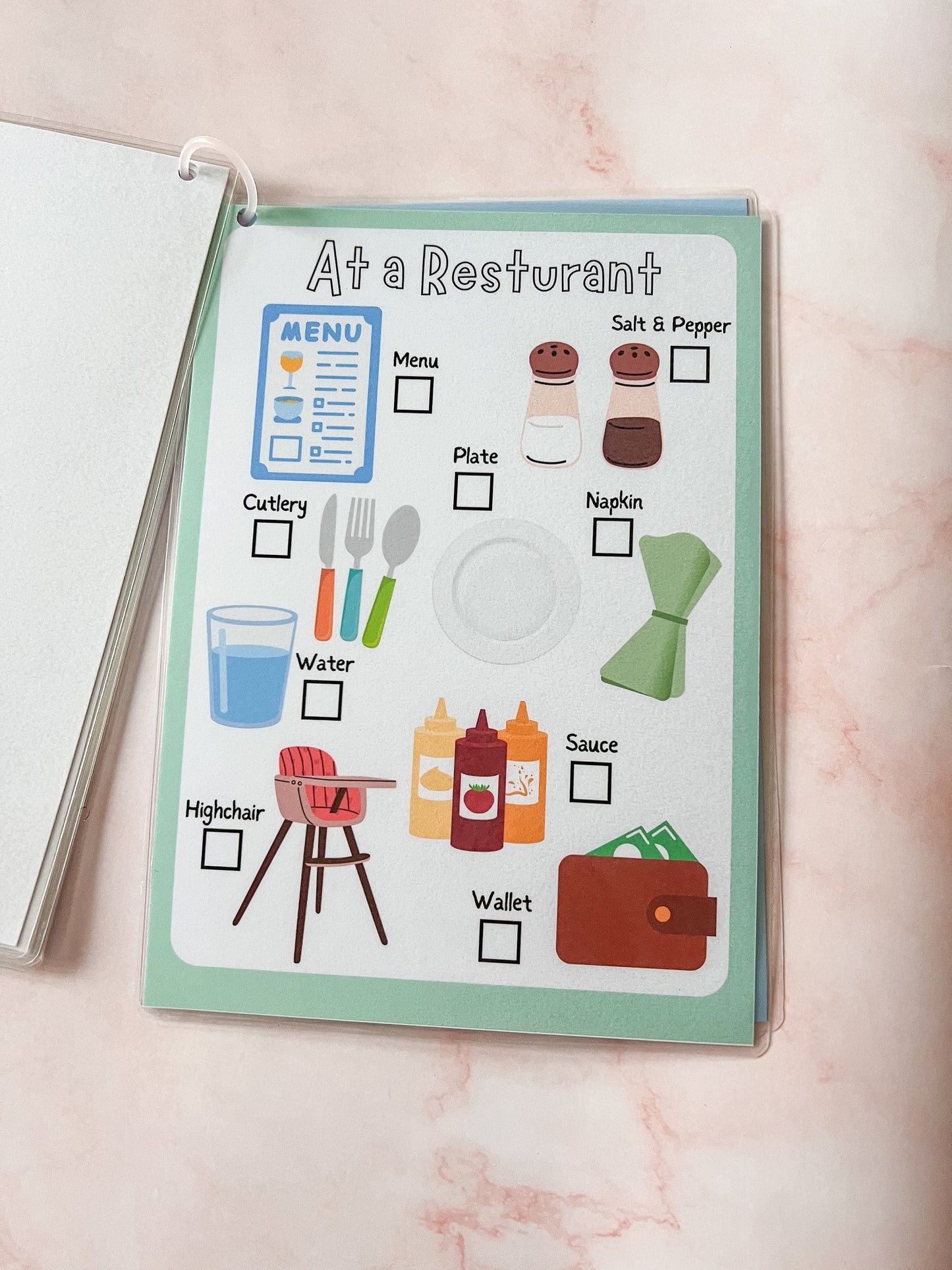 Scavenger hunt activity book