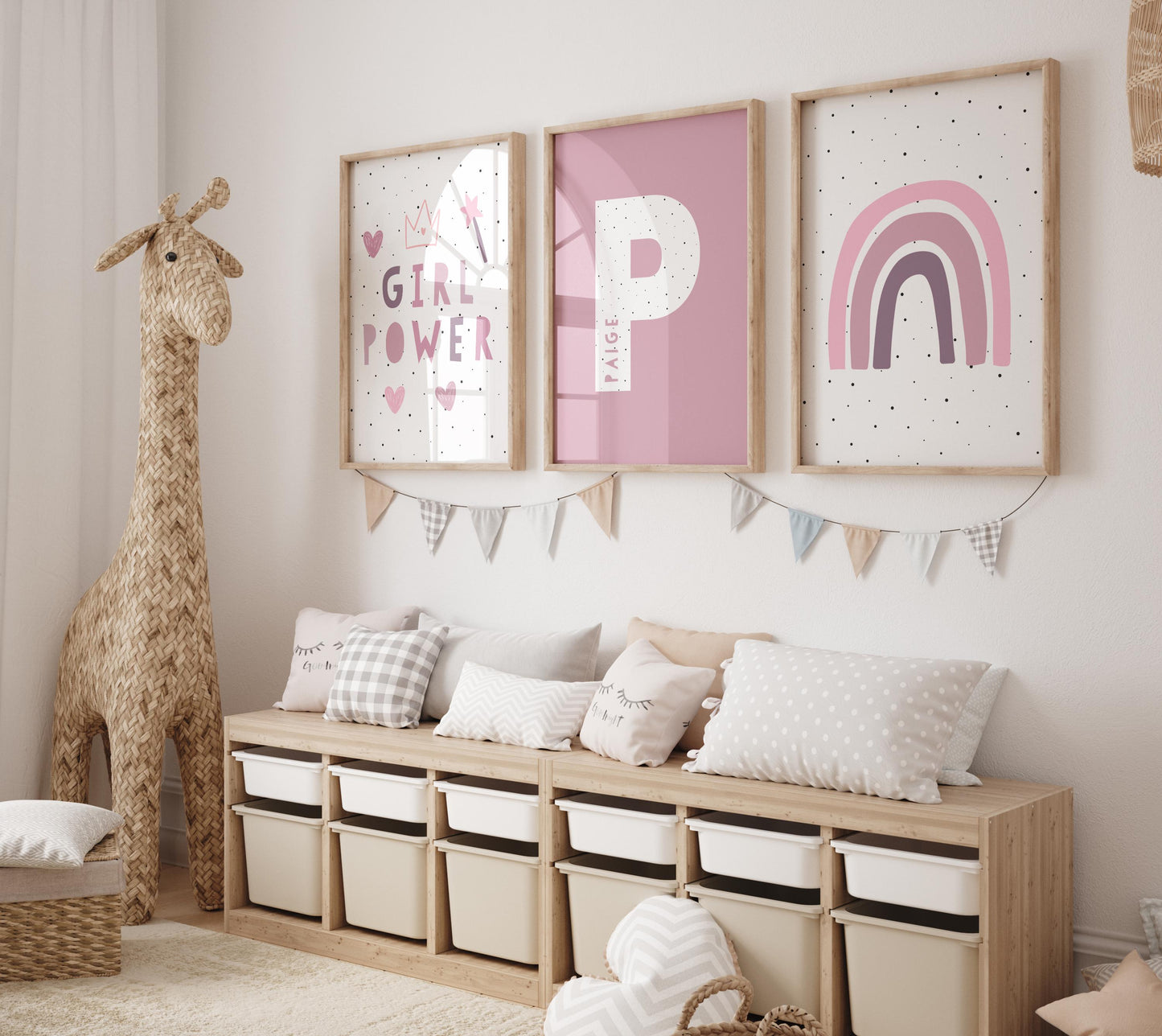 Girl power, set of 3 prints
