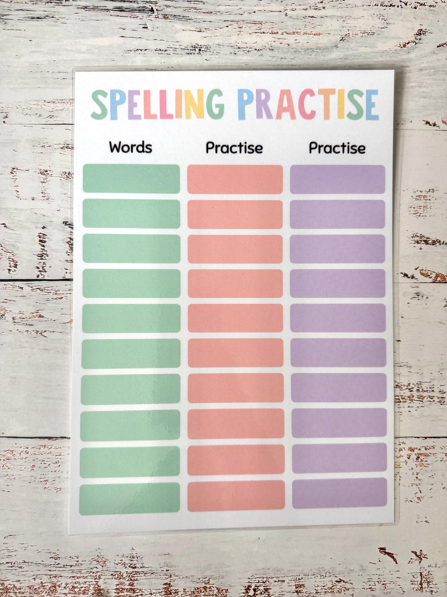 Spelling Mats