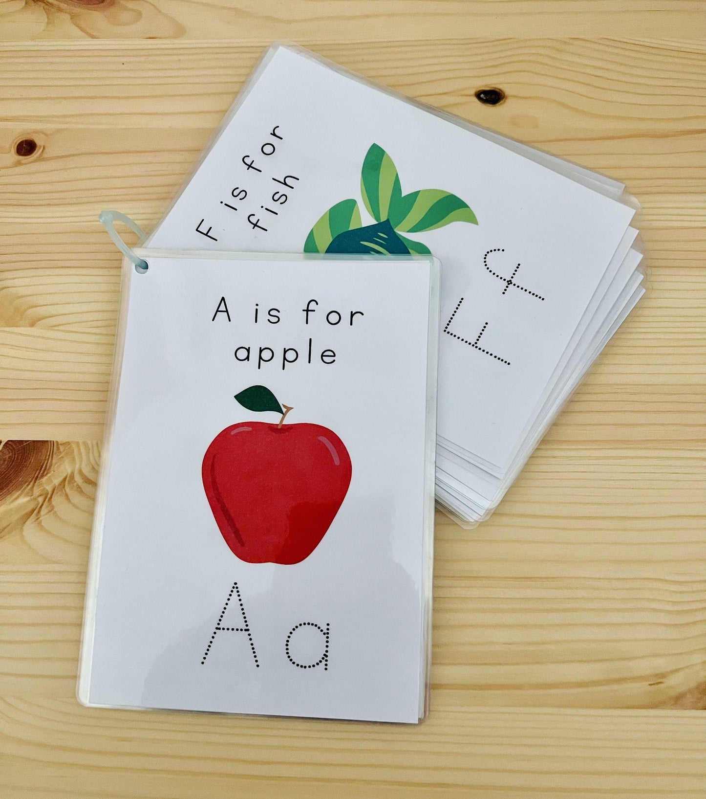 Alphabet flashcards