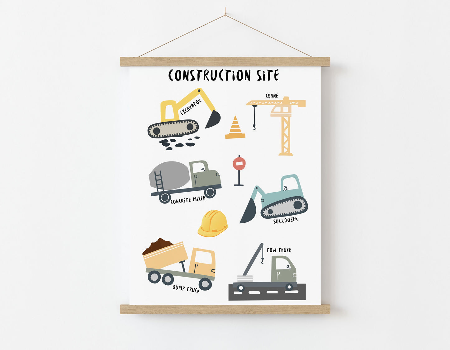 Construction site print.