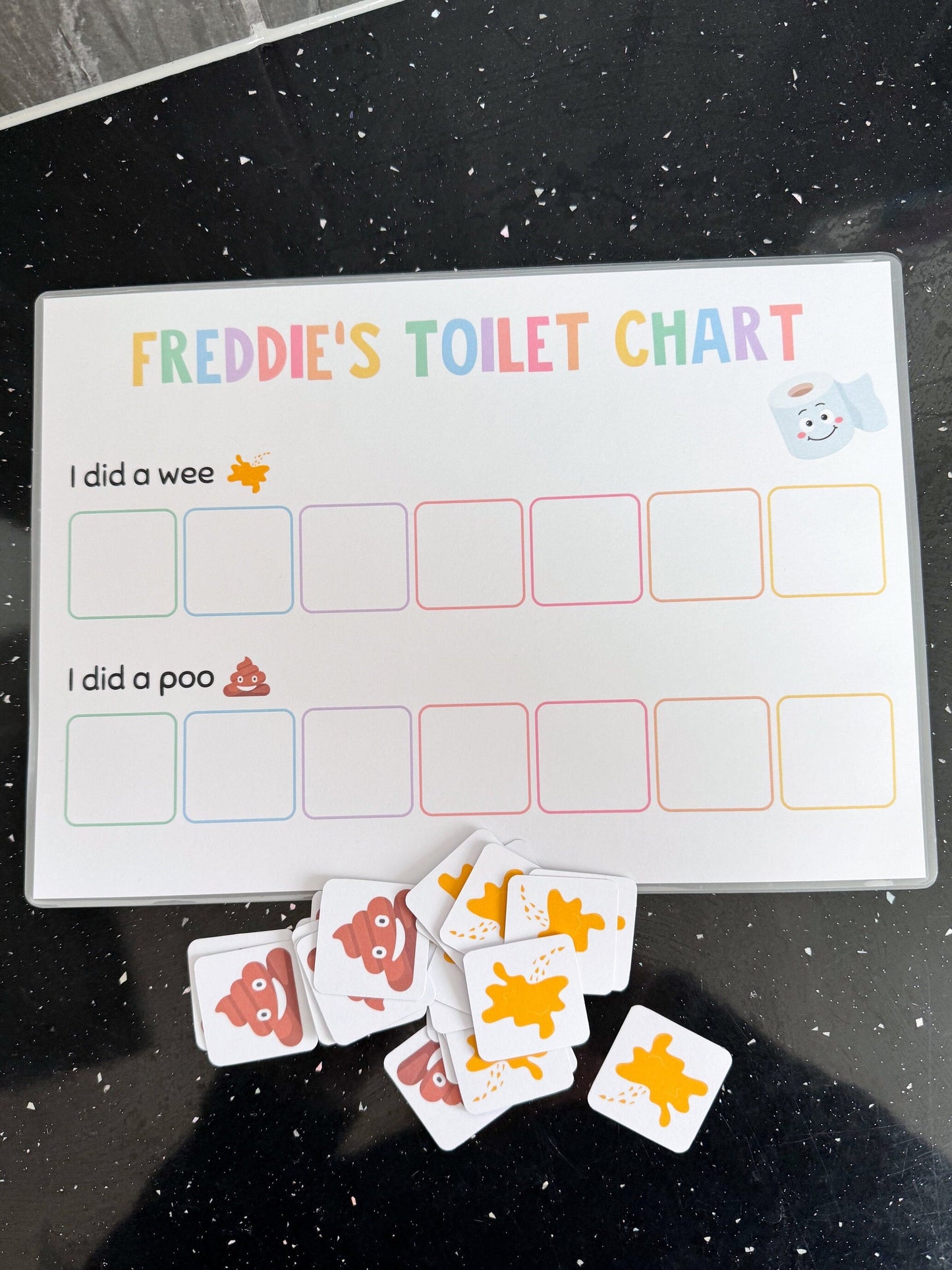 Toilet Training Chart for Toddlers
