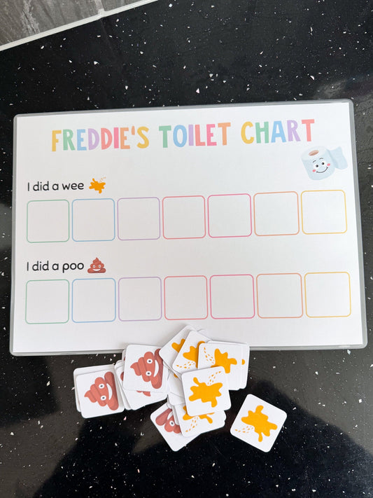 Toilet Training Chart for Toddlers