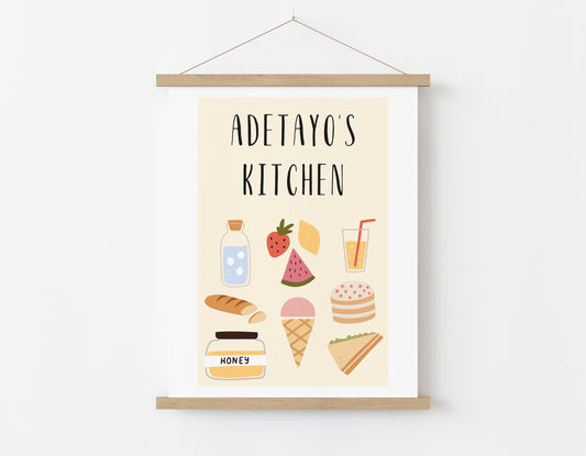 Personalised kitchen Print