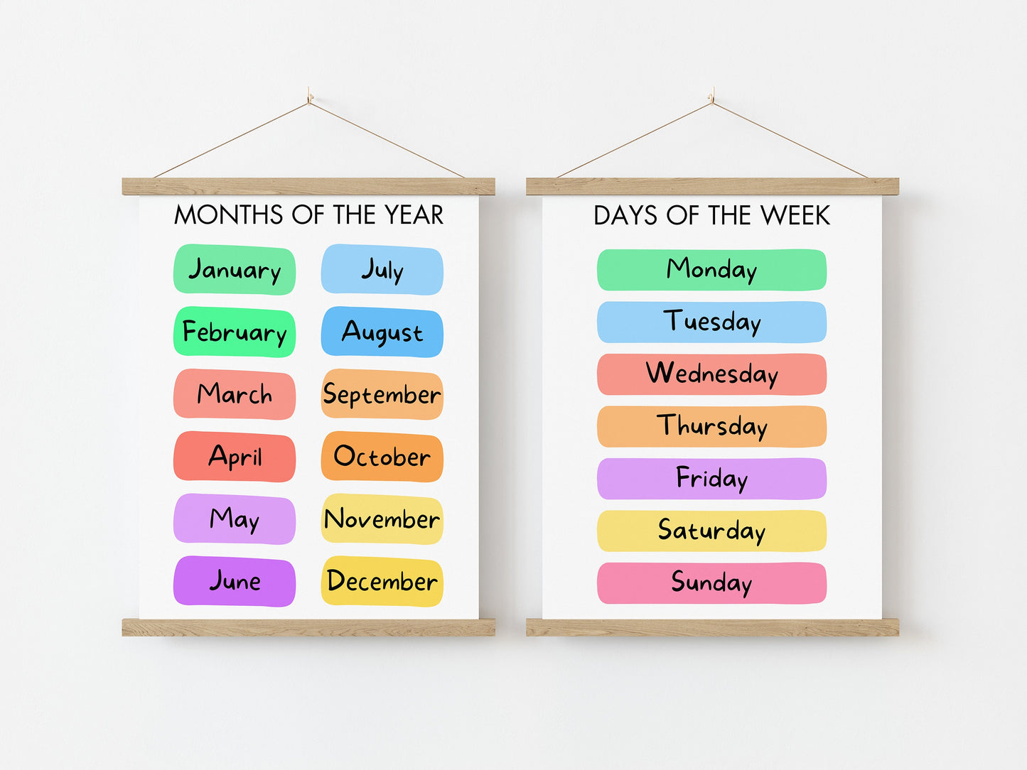 Days and Months Print