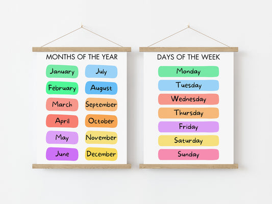 Days and Months Print