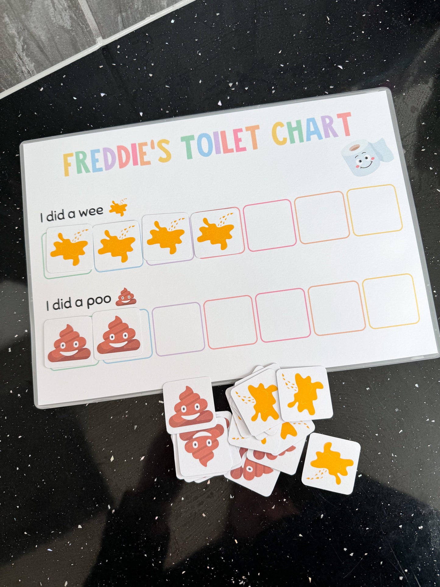 Toilet Training Chart for Toddlers