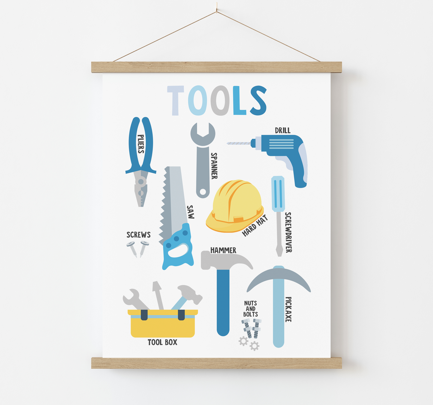Tools & DIY Themed Educational Print