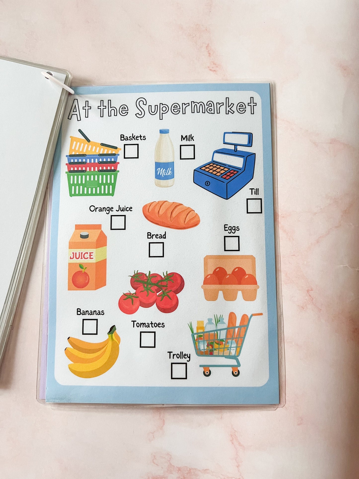 Scavenger hunt activity book