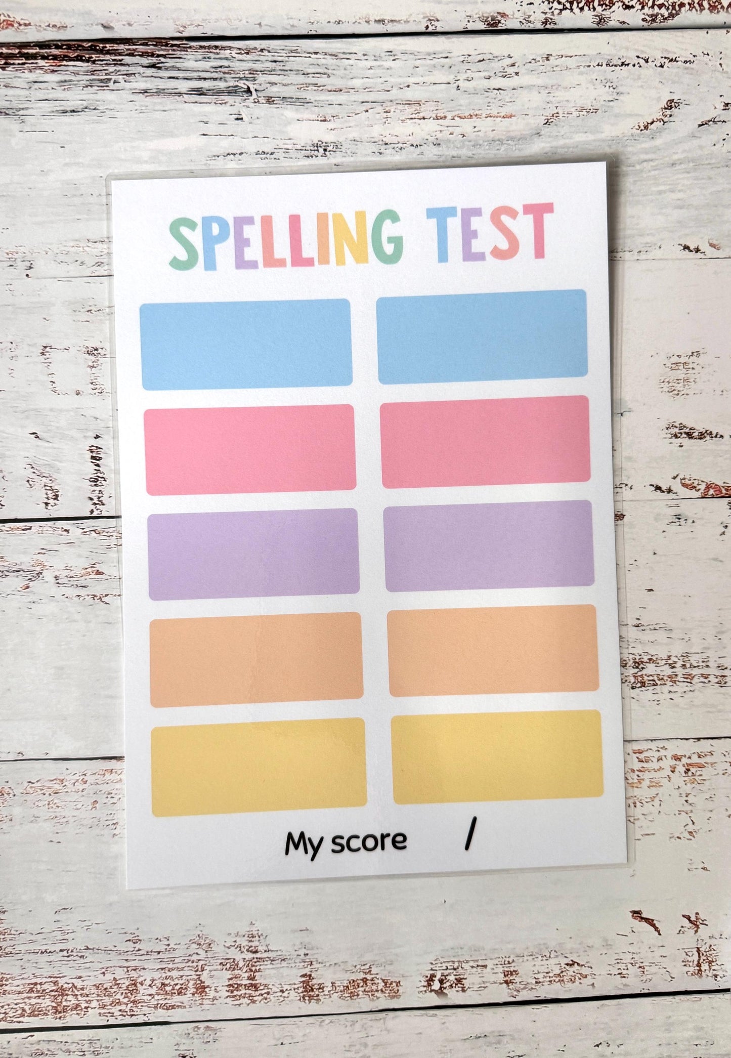 Spelling Mats