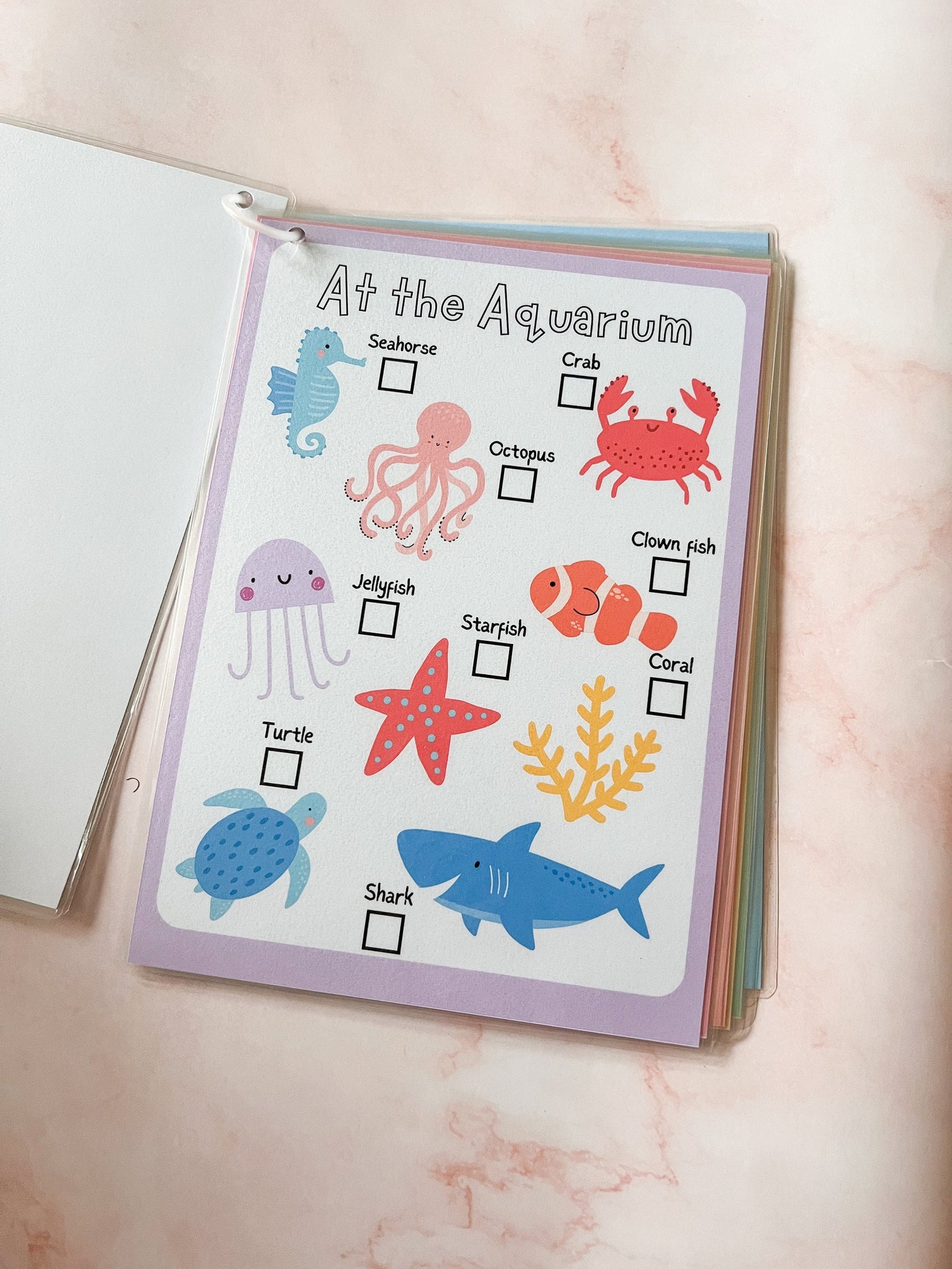 Scavenger hunt activity book