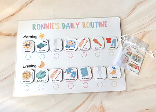 Personalised Daily Routine Chart