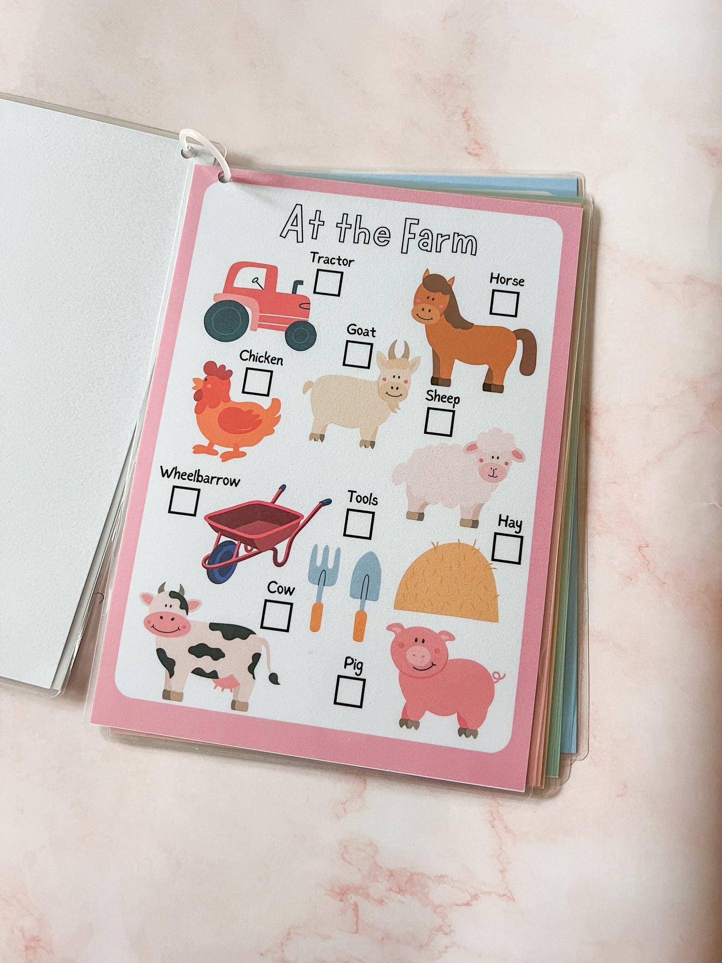 Scavenger hunt activity book