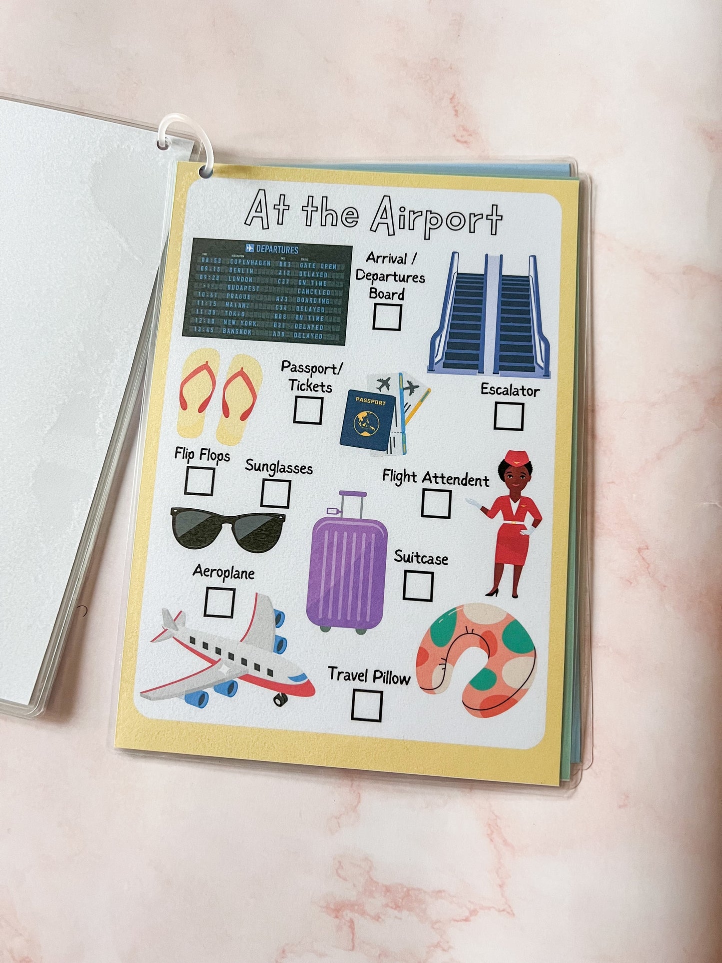 Scavenger hunt activity book