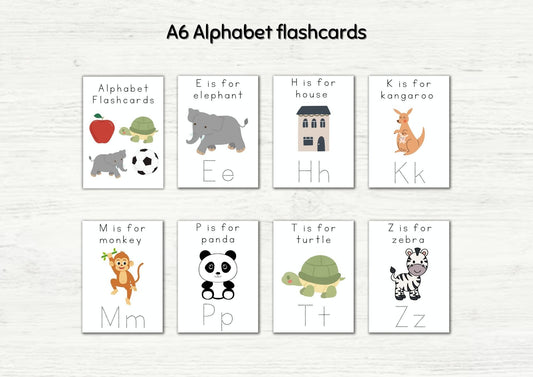 Alphabet flashcards